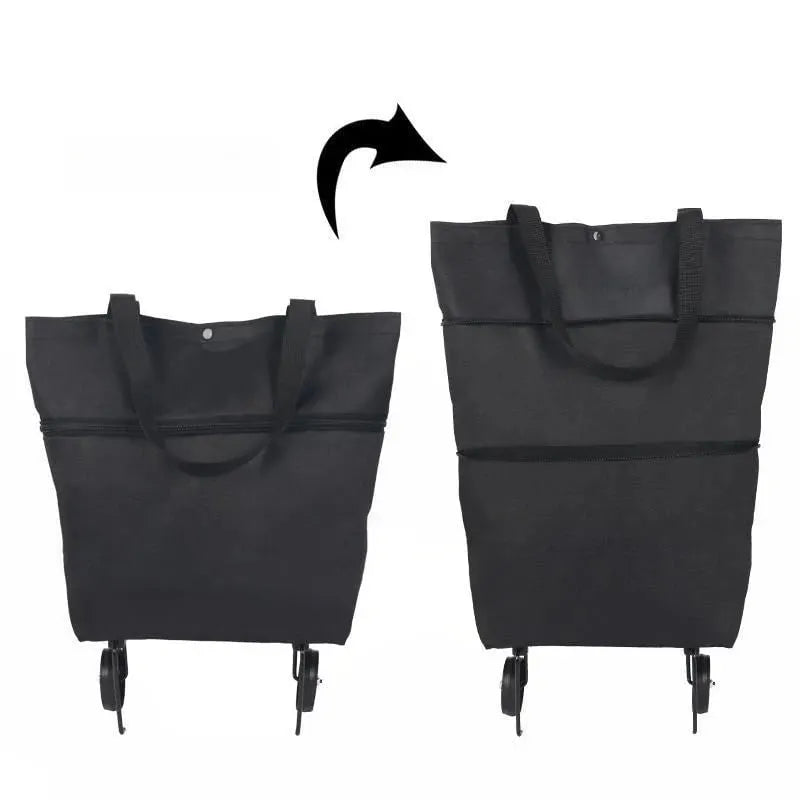 🔥HOT SALE 50% OFF - 🛍️Foldable 2-in-1 Shopping Bag