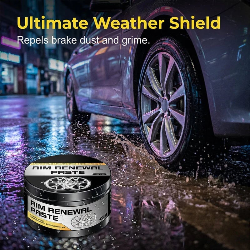 🎉🔥 Rim Renewal Paste — Restore, Polish & Protect Your Wheels Like a Pro (80g + Sponge)