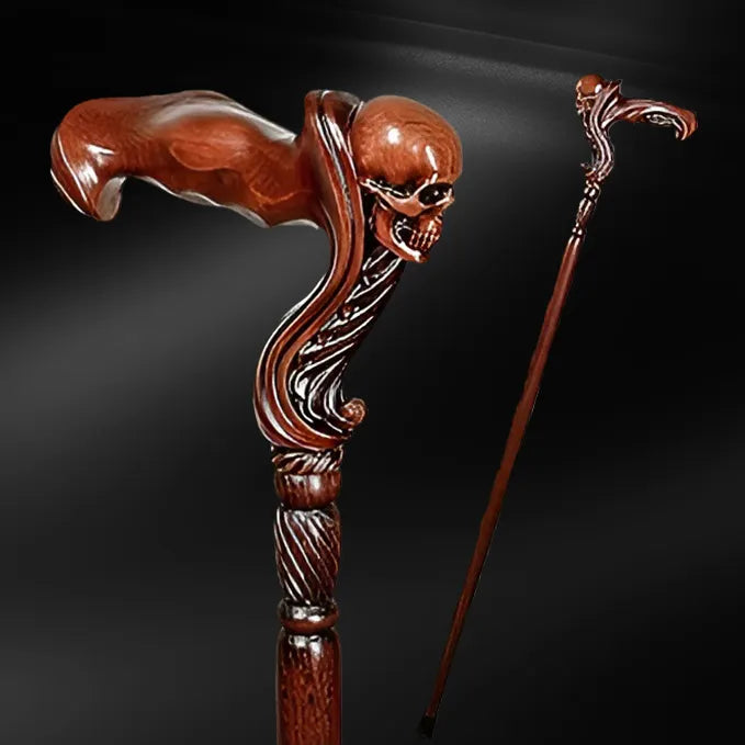 Designer Art Wooden Cane Walking
