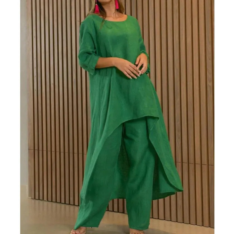 🔥HOT Sale - Casual Solid Color Two-piece Set 💥 BUY 2 FREE SHIPPING