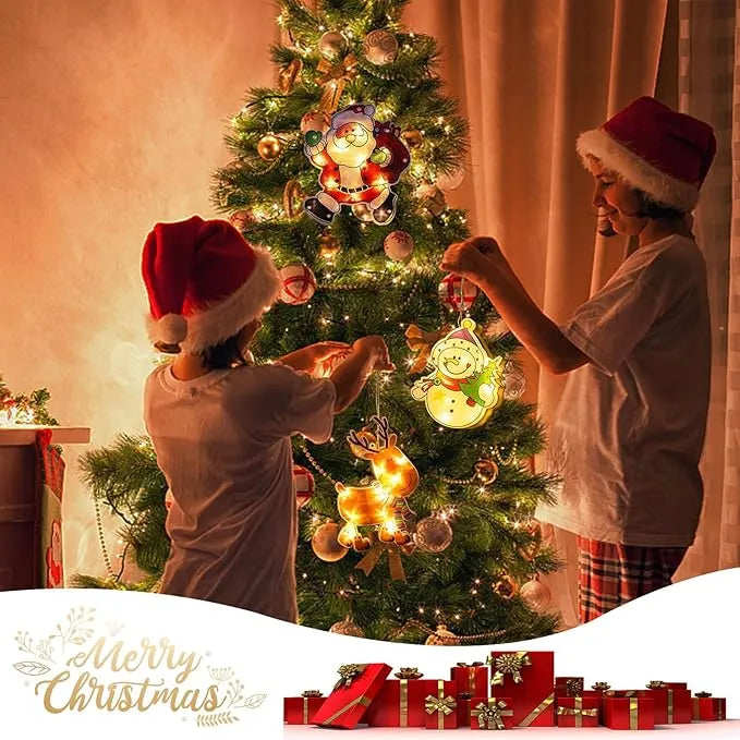 🎄Christmas Window Hanging Lights 🌟