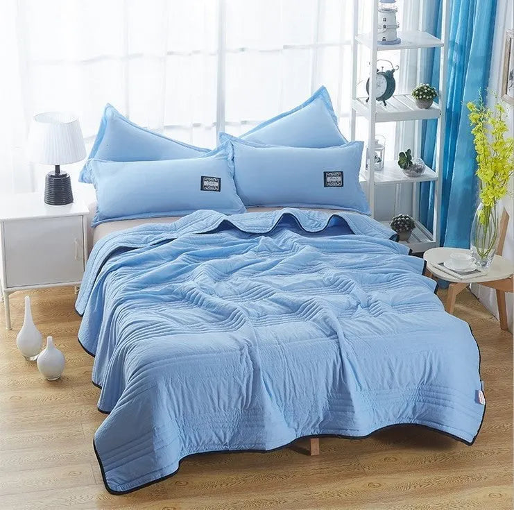 🔥Prime Day 48% OFF-Cool Ice Silk Summer Air  Blanket