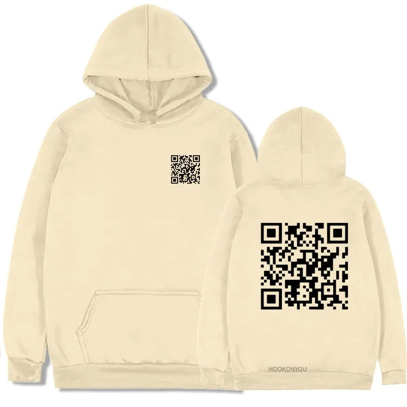 Funny FU QR Code Hoodie(Buy 2 Get Free Shipping)
