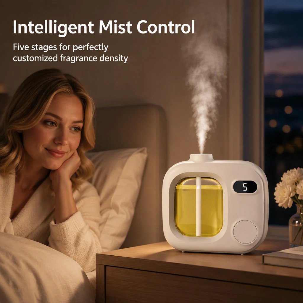 🎉💗LAST DAY SALE 50% OFF⚡50K+ SOLD💕Smart LED Aroma Diffuser with Mist Control
