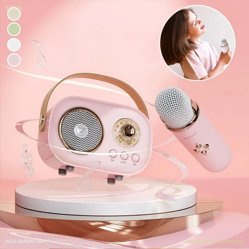 ✨[Official Brand Store]Portable Bluetooth Speaker with Wireless Microphone(🔥Limited Time Discount)