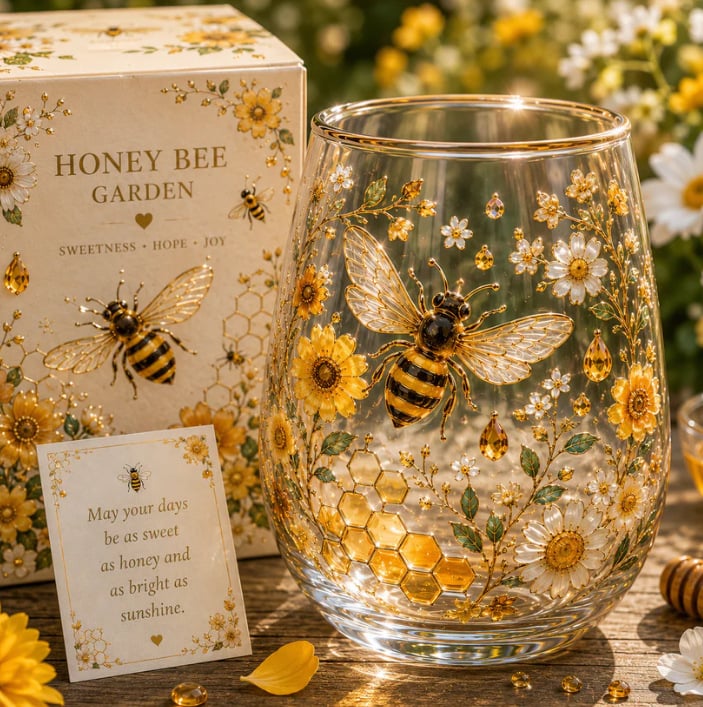 🎉🌸🌿  2026 Garden Morning Bliss Glass Tea Cup☀️☕