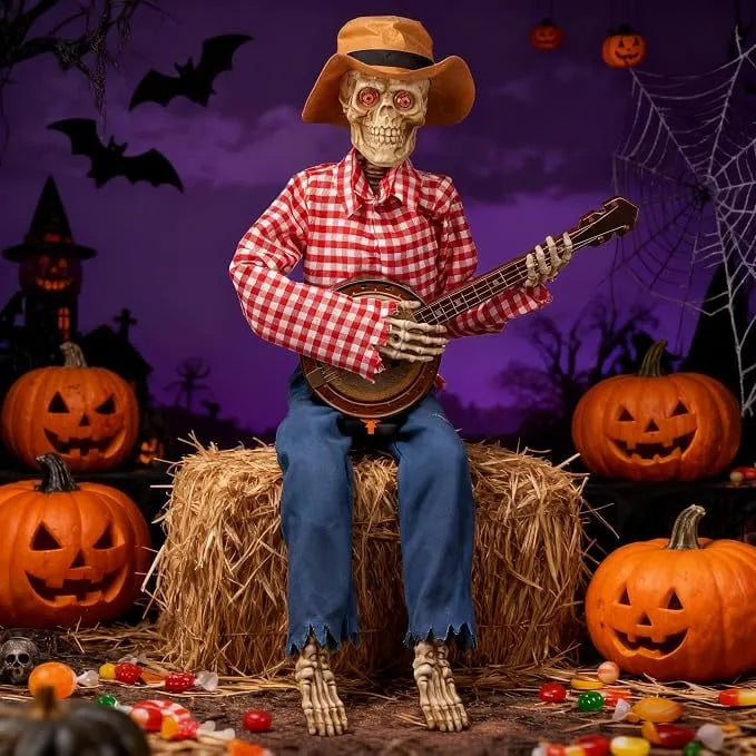 🎉💀Funny Dueling Banjo Skeletons