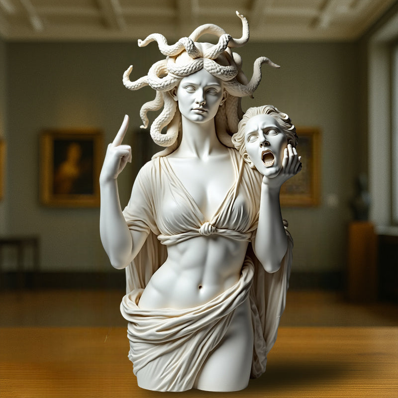 Medusa Statue With Attitude