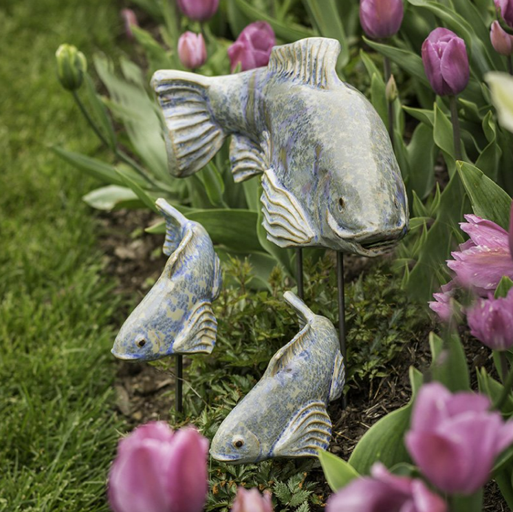 🦈Ceramic Garden Koi