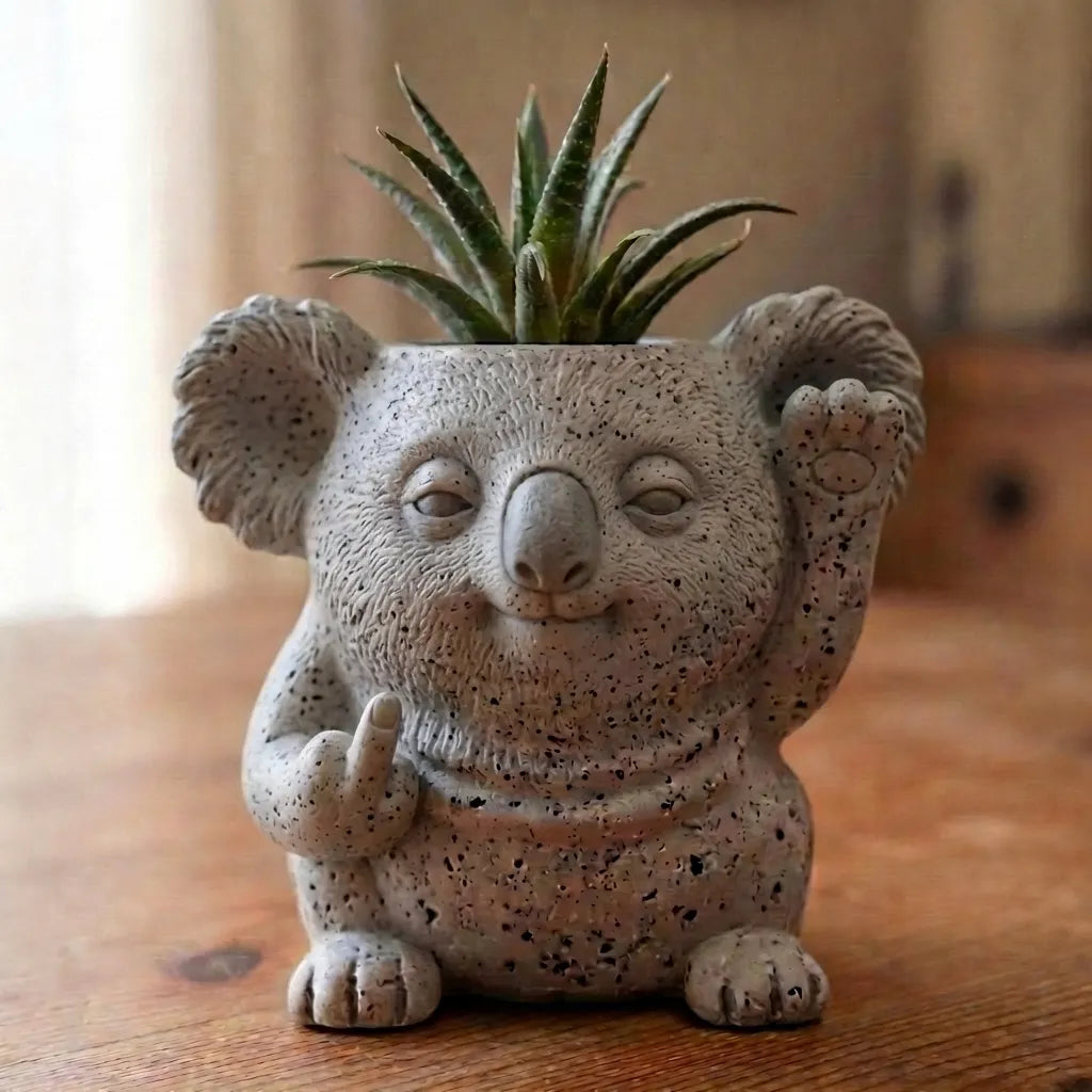 🔥Mother's Day Sale 49% Off😂Funny Animal Succulent Planter – Cute Attitude Plant Pot