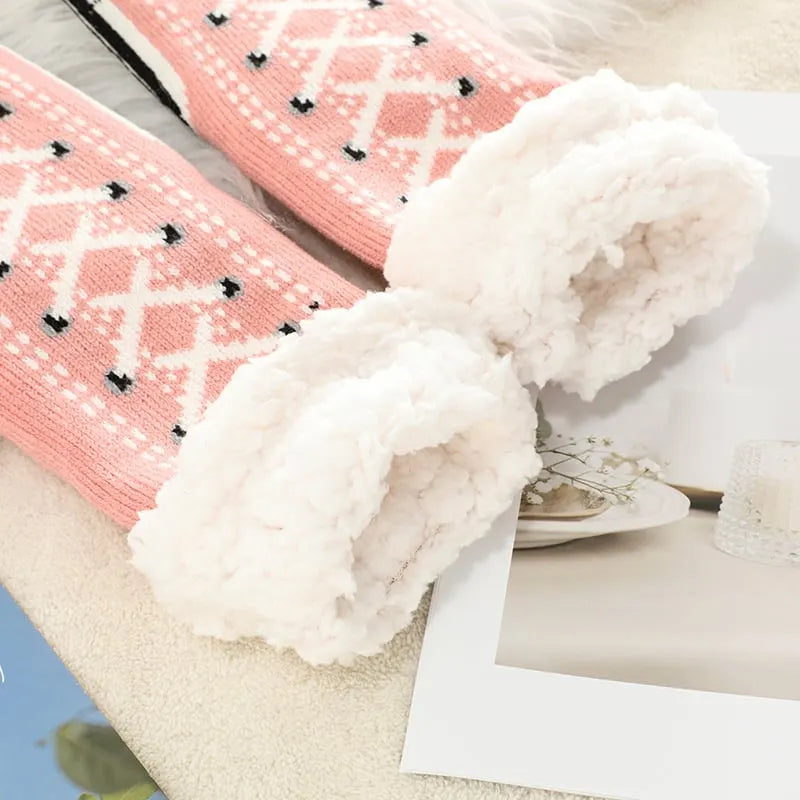 🎅Xmas Sale 49% OFF🎄 Ultra-thick Cashmere Slipper Home Socks