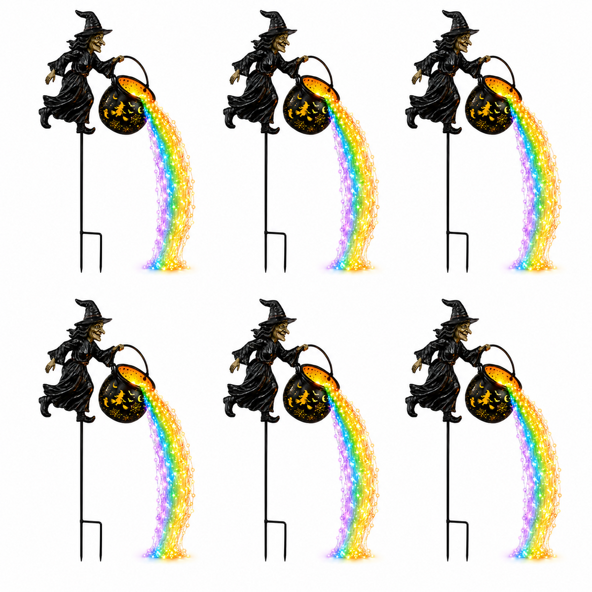 🎃🔥Hot Sale-50% OFF🔥Halloween Witch Cauldron Garden Light