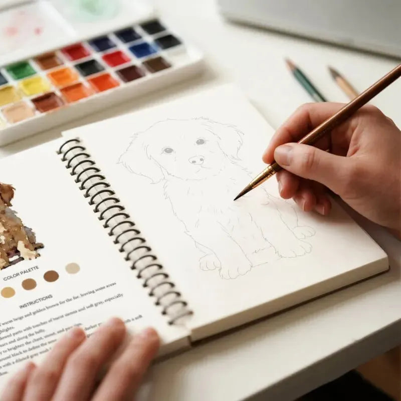 Watercolor Workbook 120 lb Recycled Paper