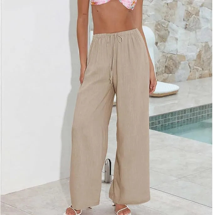 🔥Last 4 hours Sale: Save 49%-👖Women's Summer Wide Leg Cotton Linen Pants(🎁BUY 2 FREE SHIPPING)