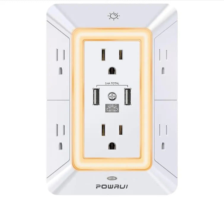 ✨LAST DAY ONLY 50% OFF🔥 Multi Plug Outlet Surge Protector