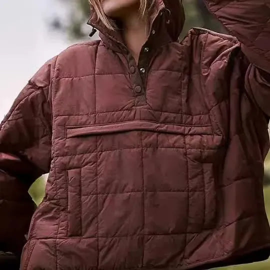 Oversized Quilted Puffer Jacket