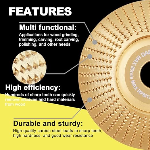 Pro-Grade Wood Cutting Discs(3 PCS)