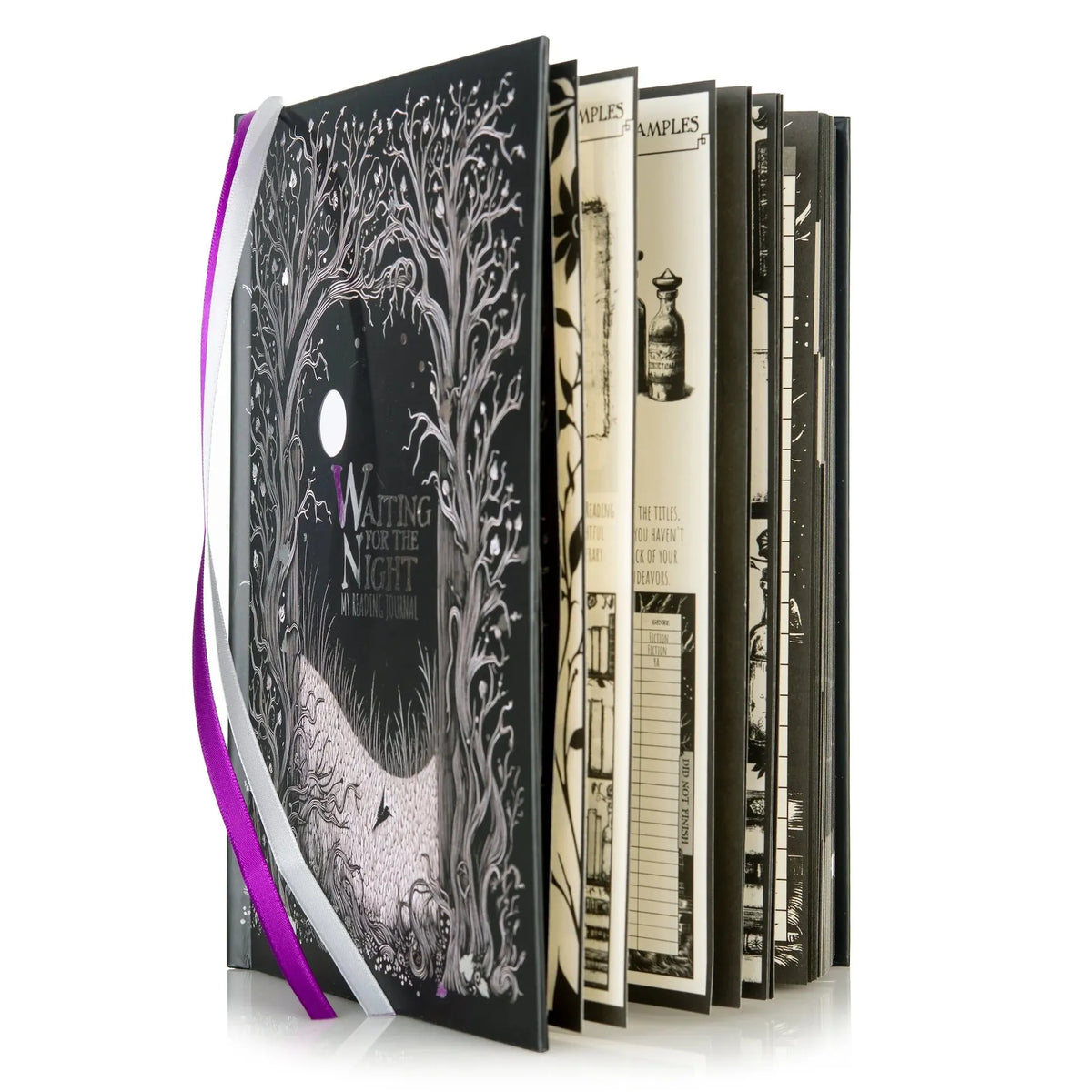 🔥Last Day 49% OFF - 📖The Essential Reading Journal: Waiting for the Night Edition(📚Hardcover & Durability Line)