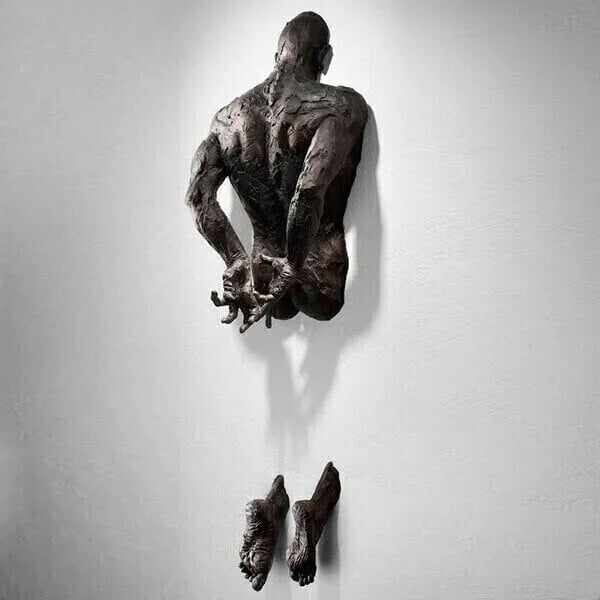 🔥Last 4 hours Sale: Save $20 -🔥Art Wall Decor Human Body Sculpture