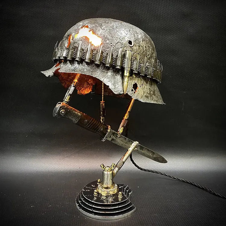 War relic lamp Remembering that history