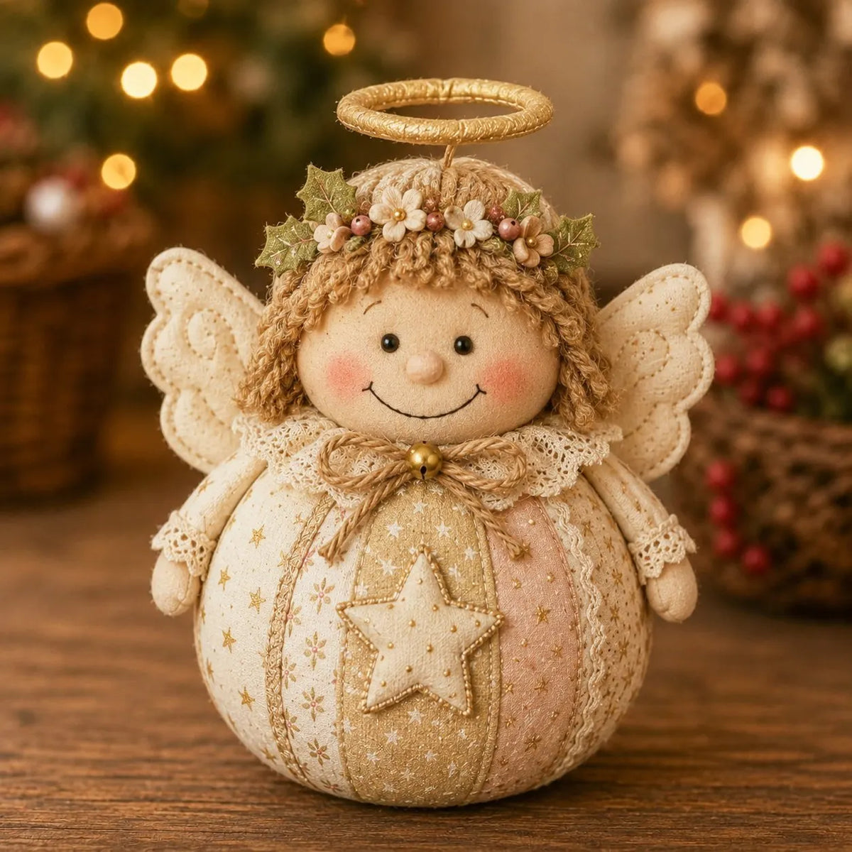 🔥 HOT SALE 🔥🎄 Save 54% | Christmas Patchwork Doll Sewing Kit – A Cosy Craft for Quiet Moments