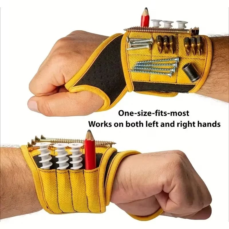 🎉Adjustable Men's Magnetic Wristband Tool Belt