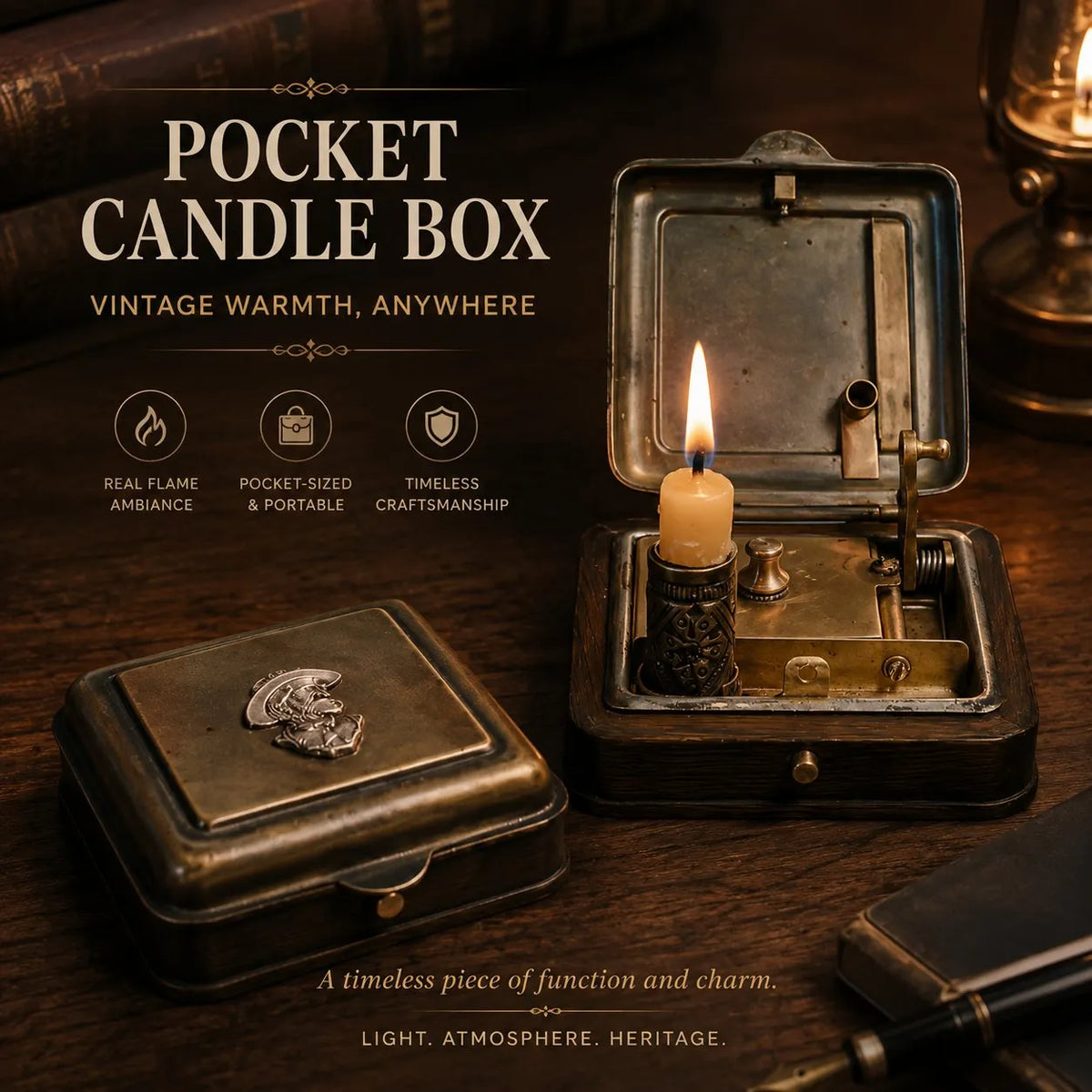 🔥LAST DAY 50% OFF - ✨19th Pocket Candle Box