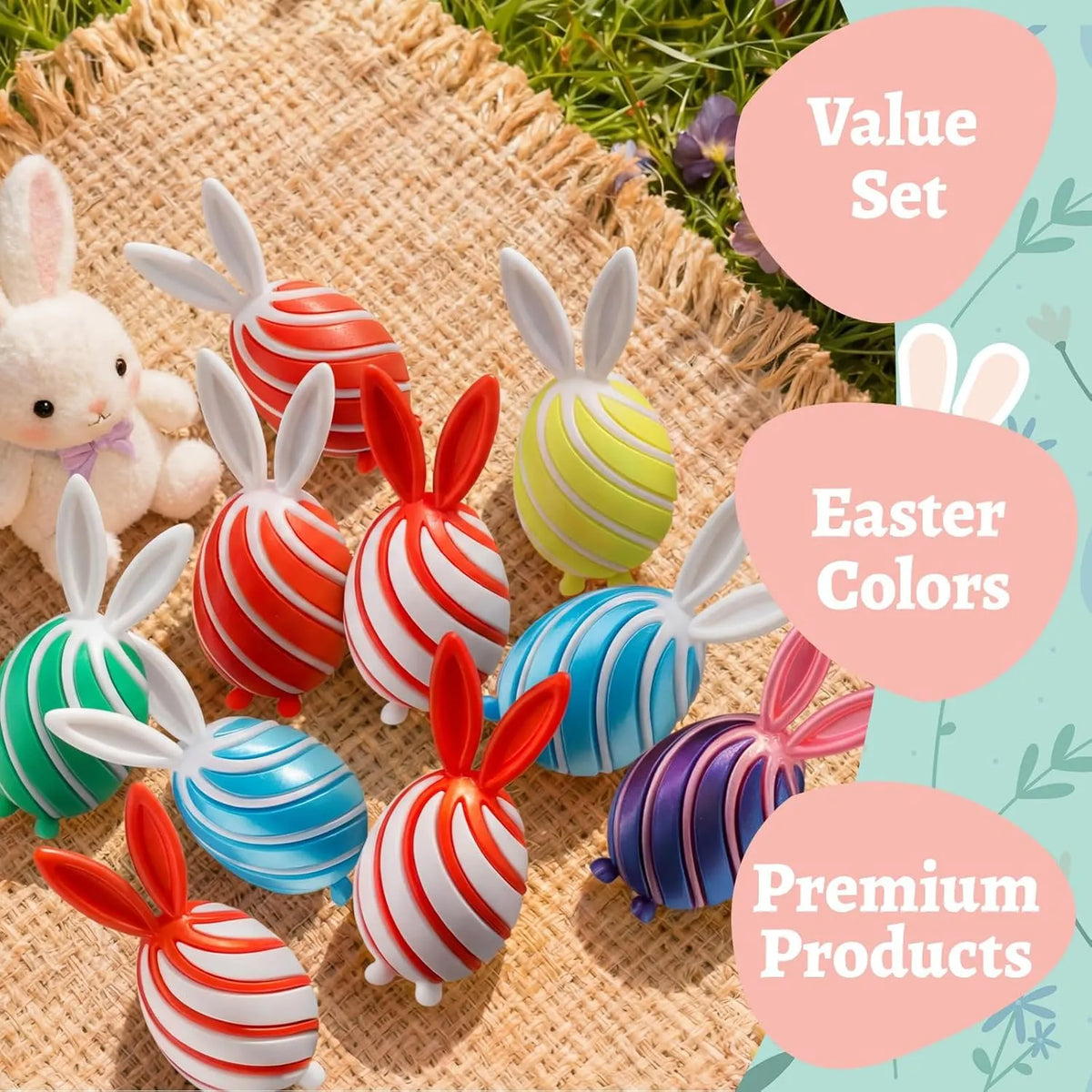 🐰"Infinity Spiral" Mystery Rabbit Fidget Eggs – Easter Sensory Fidget & Stress Relief Set 🧩