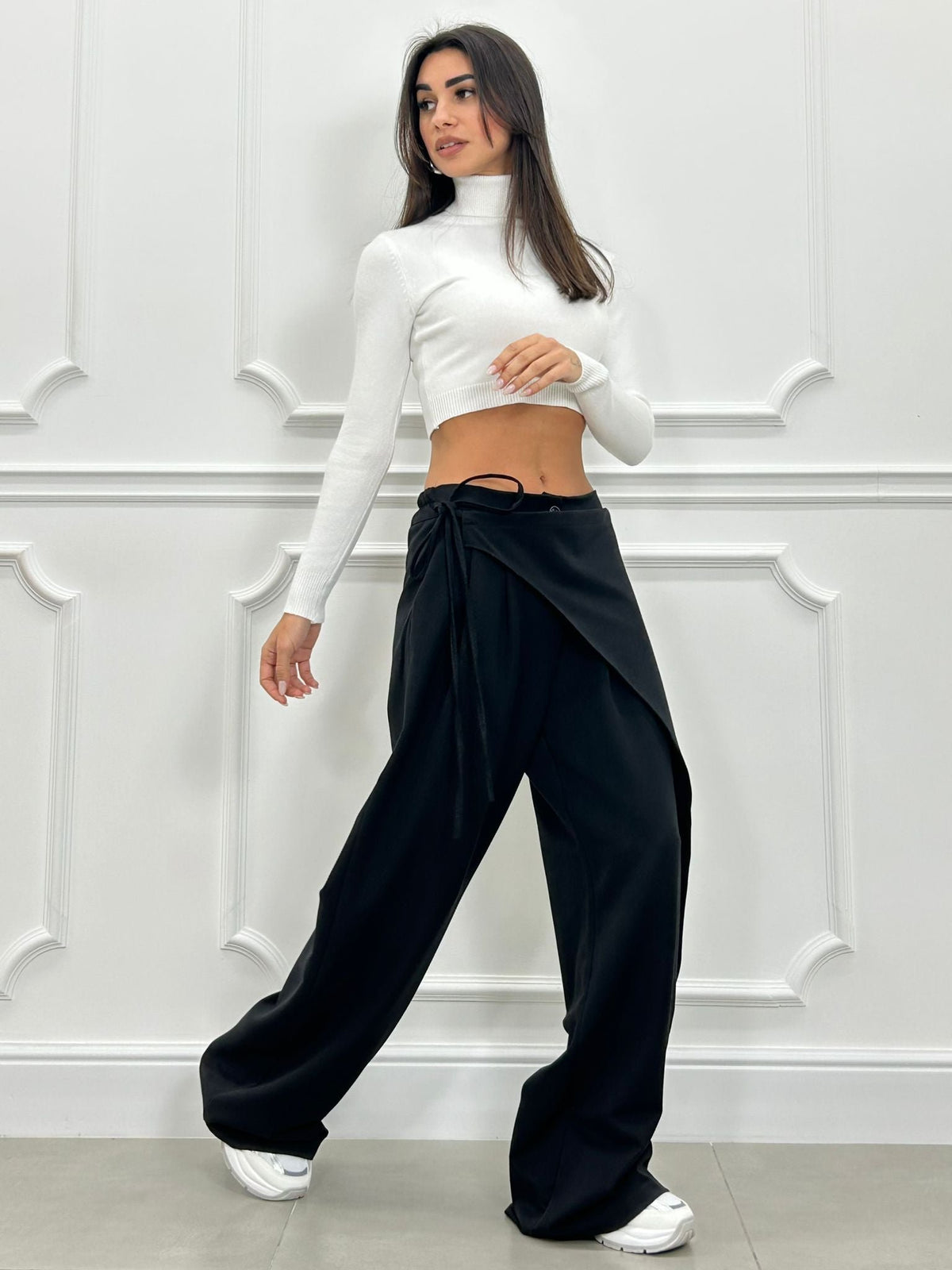 Unique Tie Waist Pants(buy 2 free shipping)