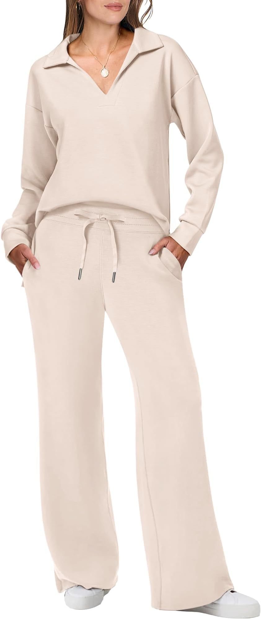 Women's 2 Piece Sets Outfits Casual Long Sleeve Sweatsuits Sets (Buy 2 Sets Free Shipping)