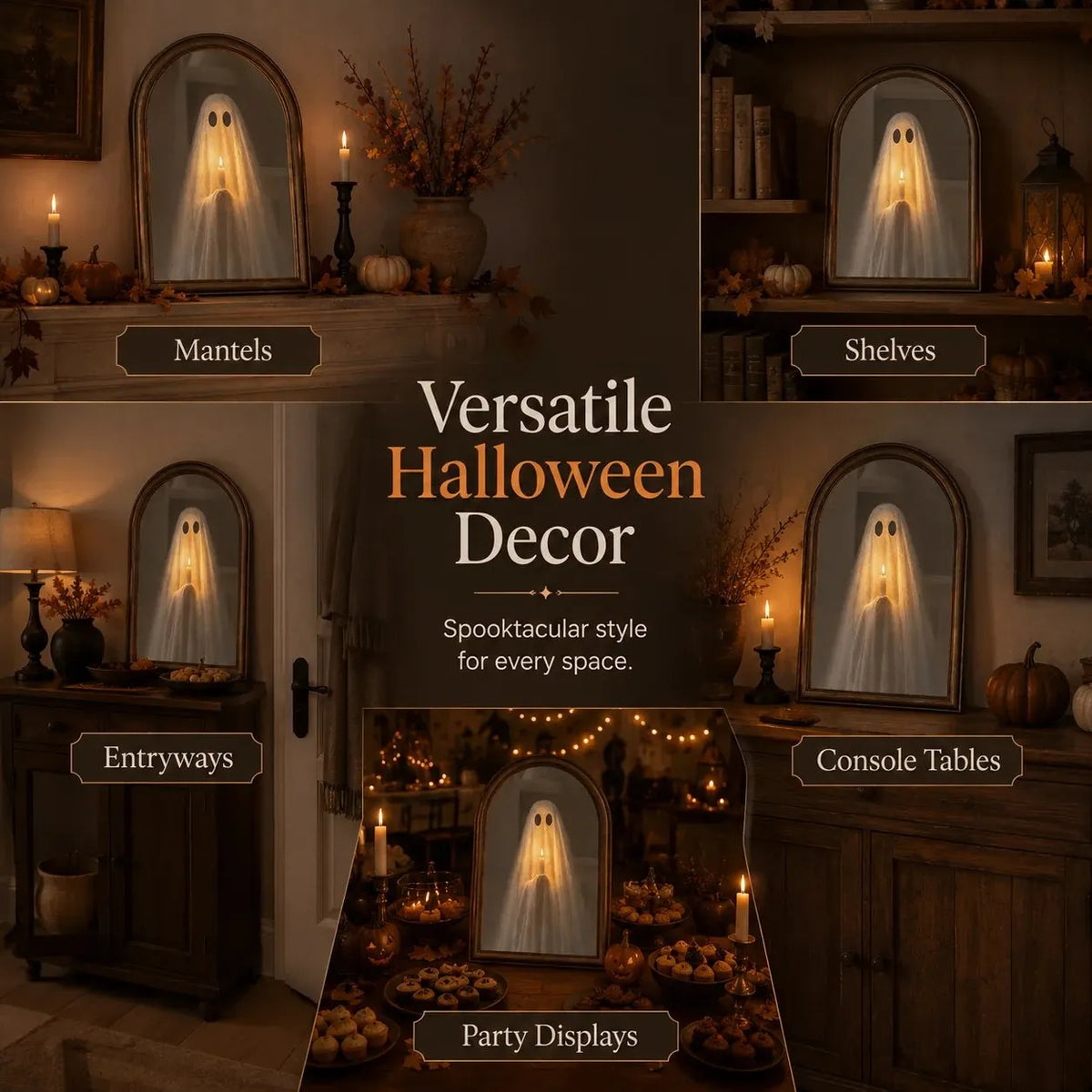 🎉 2026 Halloween Hologram Ghost Mirror