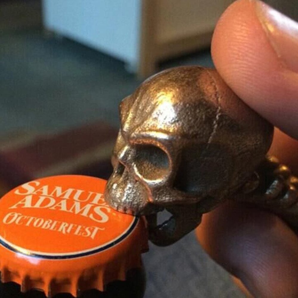 Creative Skull Head Shaped Bottle Can Opener