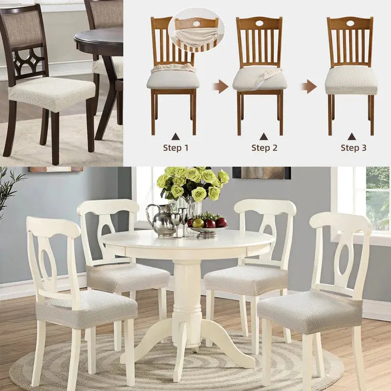Waterproof Jacquard Chair Covers