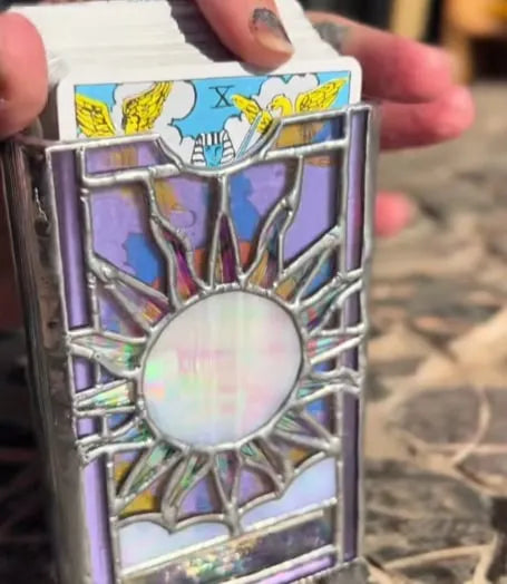🔥Last Day 50% OFF - 🌈Opalescent Tarot Box—Turn Shuffles Into Rituals ✨