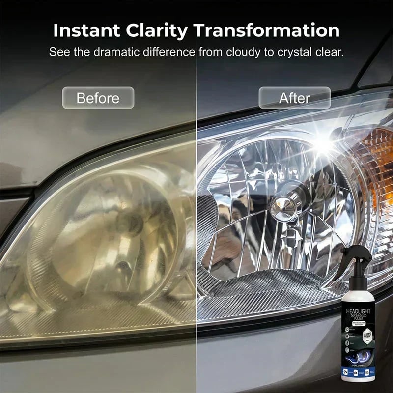🎉🚗 49% OFF !!! 🔆 Professional Car Headlight Restoration Kit – Removes yellowing & scratches, restores clarity & UV protection – easy DIY solution ✨