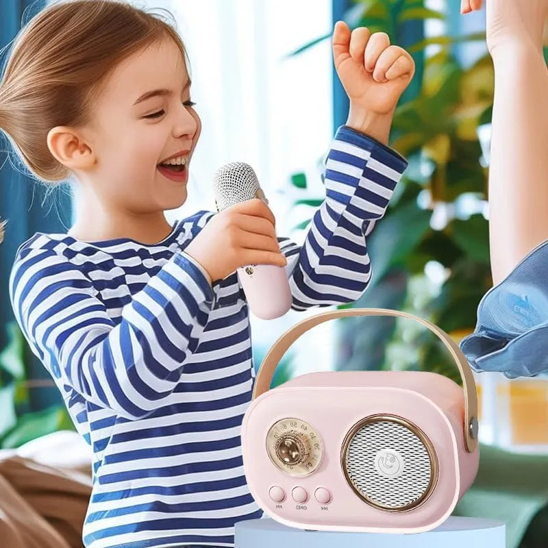 ✨[Official Brand Store]Portable Bluetooth Speaker with Wireless Microphone(🔥Limited Time Discount)