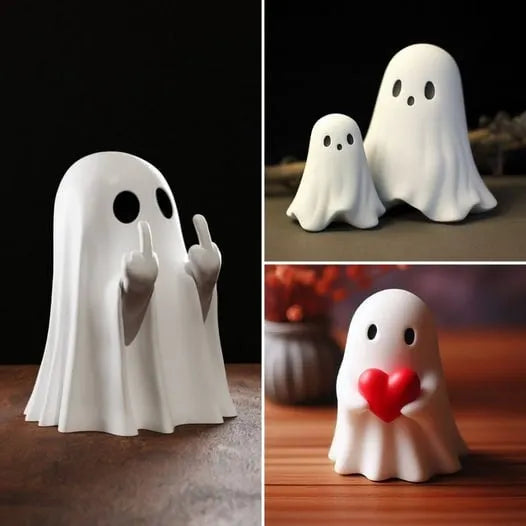 👻 Purely Handmade Cute Ghost Statue🎉