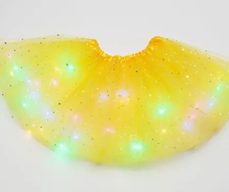 🎉🌟 Princess Glow LED Skirt | Soft, Safe & Stretchy for All-Day Play– Last Chance at This Price!