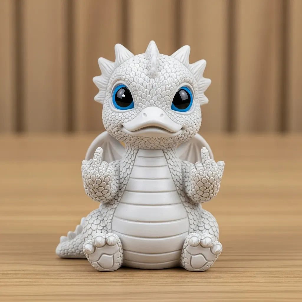 🤣Funny Middle Finger Dragon-Duck Figurine