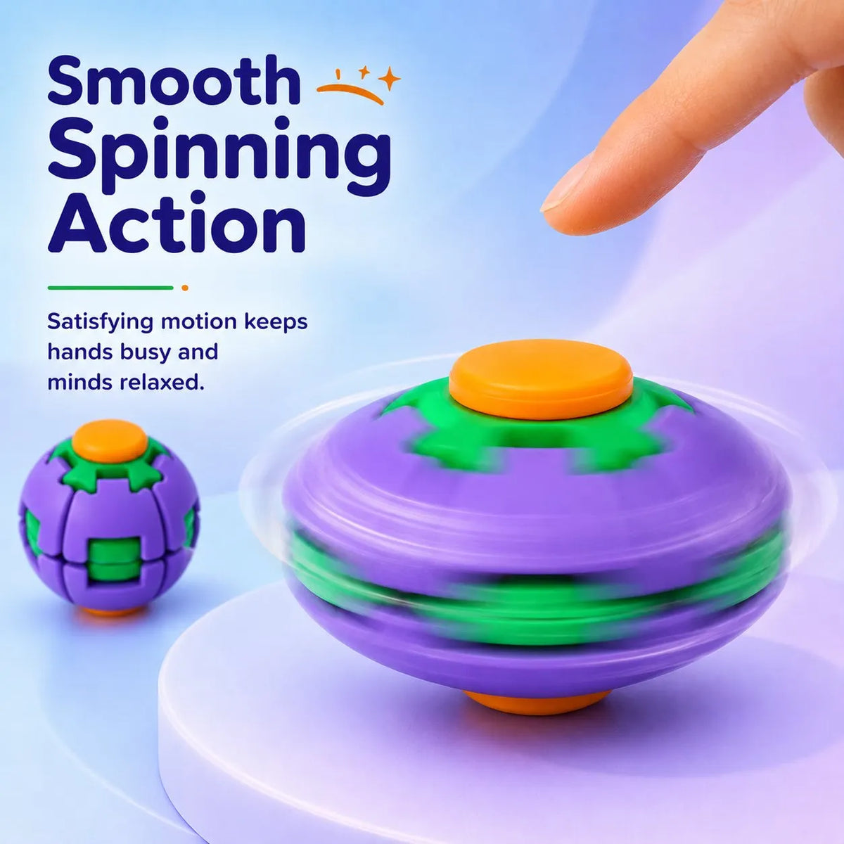 🔥HOT SALE🔥Various Styles🔥Magic Squishy Spinning Ball