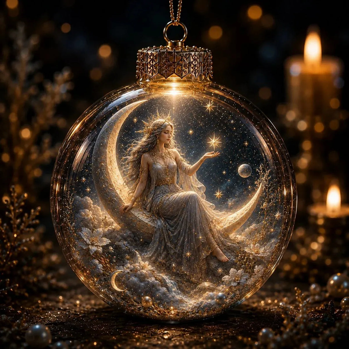 🔥 HOT SALE 🔥⏳ Last Day 49% OFF – ✝️ Illuminated 3D Christian Faith Ornament Collection | Clear Globe with Sacred Figures, Warm Golden Glow & 8 Meaningful Designs ✨