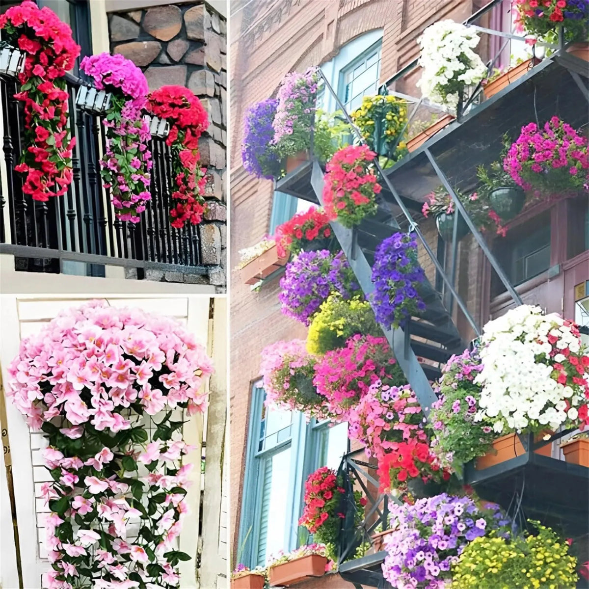 🔥HOT SALE🔥🌺UV Resistant Hanging Artificial Morning Glory Vine 💖
