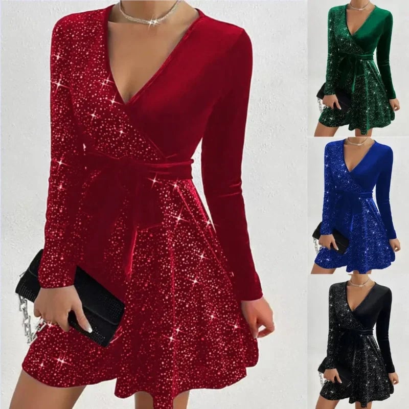 🎅Xmas Sales - 49% OFF🎄V-neck hip-waisted skirt