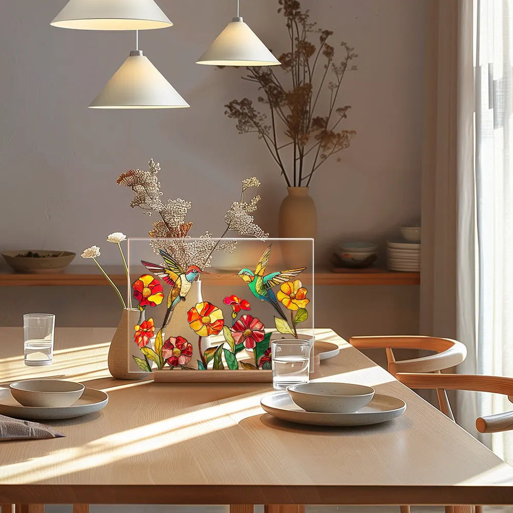 🌷🌼NEW - 🌻🌺Painted Colorful Flower Pattern Decor