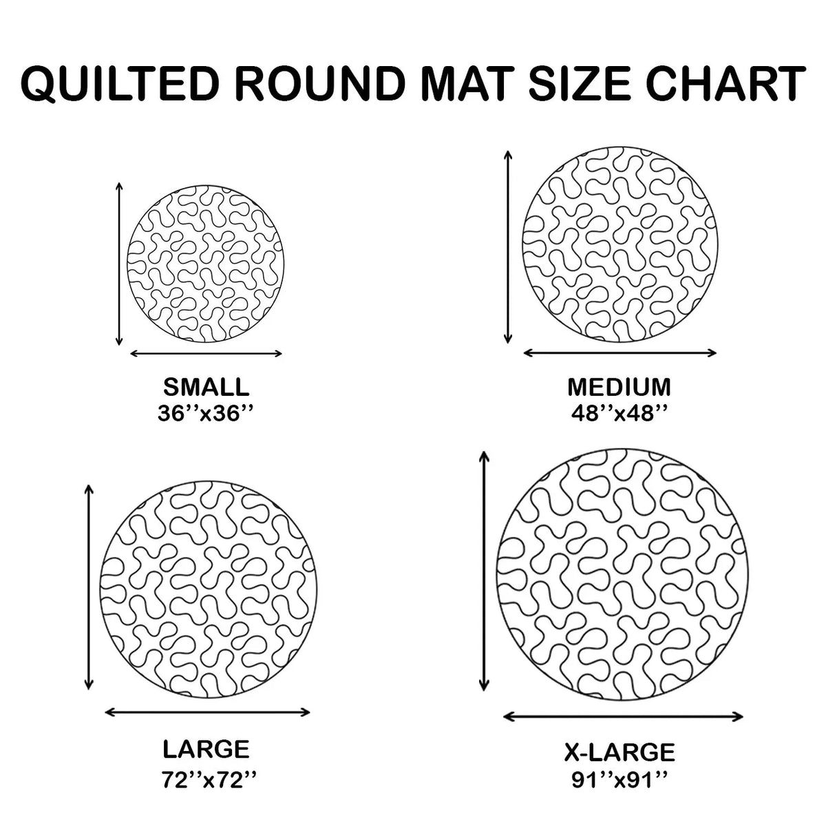 🎉🎃3D Skeleton Vortex Quilted Round Halloween Rug | Spooky Quilted Circular Halloween Floor Decor Mat