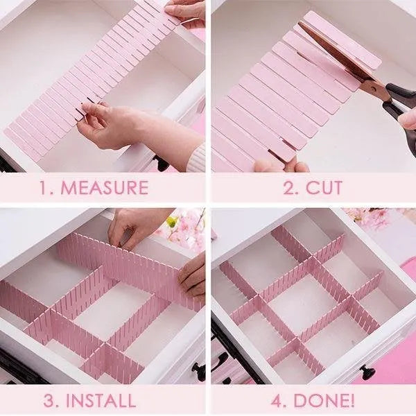 Adjustable DIY Drawer Dividers