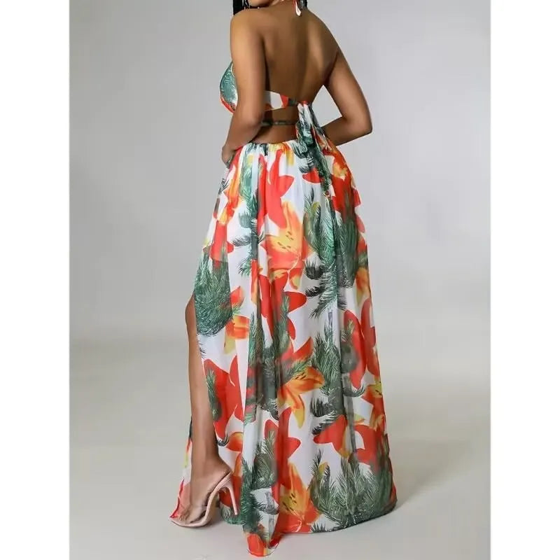 Floral Spaghetti Strap Dress