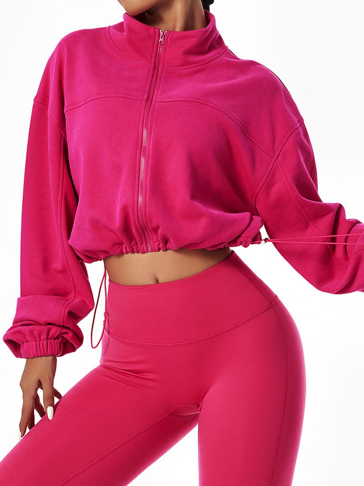 Terry Fleece Full Zip Sweatshirt