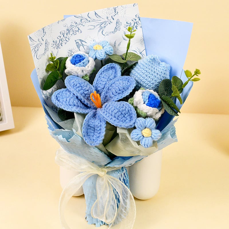 🔥Last Day 49% OFF - 🔥Handmade Crochet Flower Bouquet