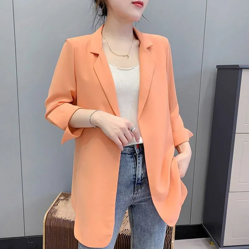 French Chiffon Suit Jacket for Women (Buy 2 free shipping)